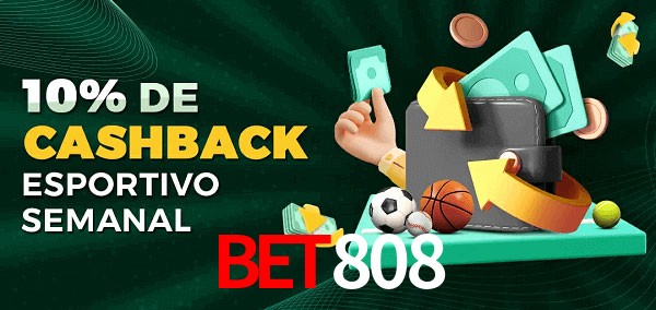 10% de bônus de cashback na bet808